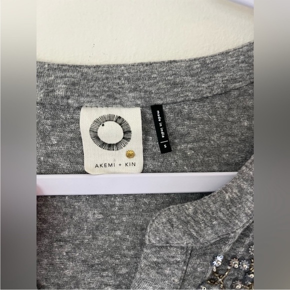 Anthropologie Akemi + Kin Y2K Sequined Top - Picture 6 of 8